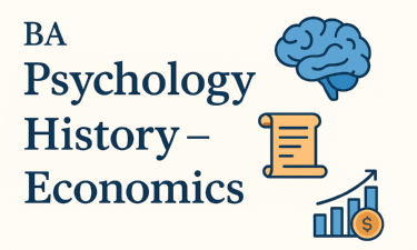 BA Psychology – History - Economics