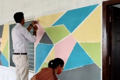 Republic Day -  Colouring College Walls